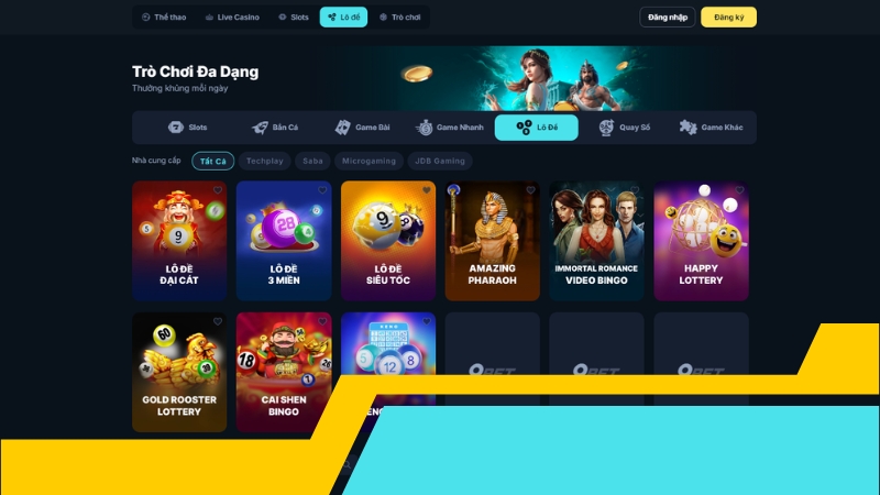 Xổ số 9bet cuốn hút